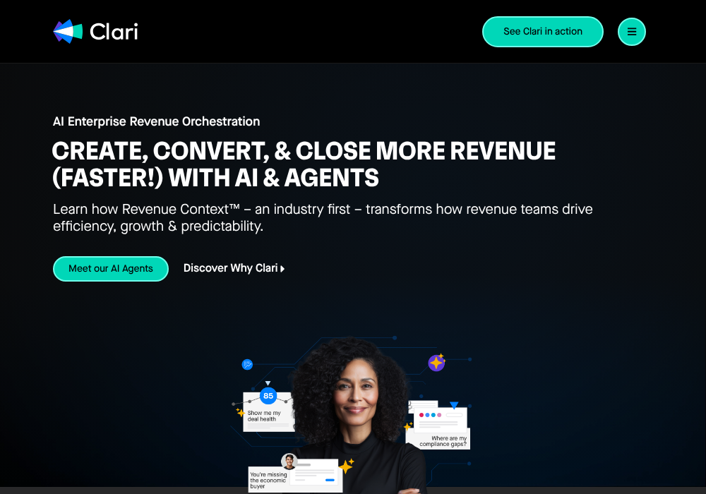 Clari Copilot — [object Object],[object Object],[object Object],[object Object],[object Object],[object Object],[object Object],[object Object]