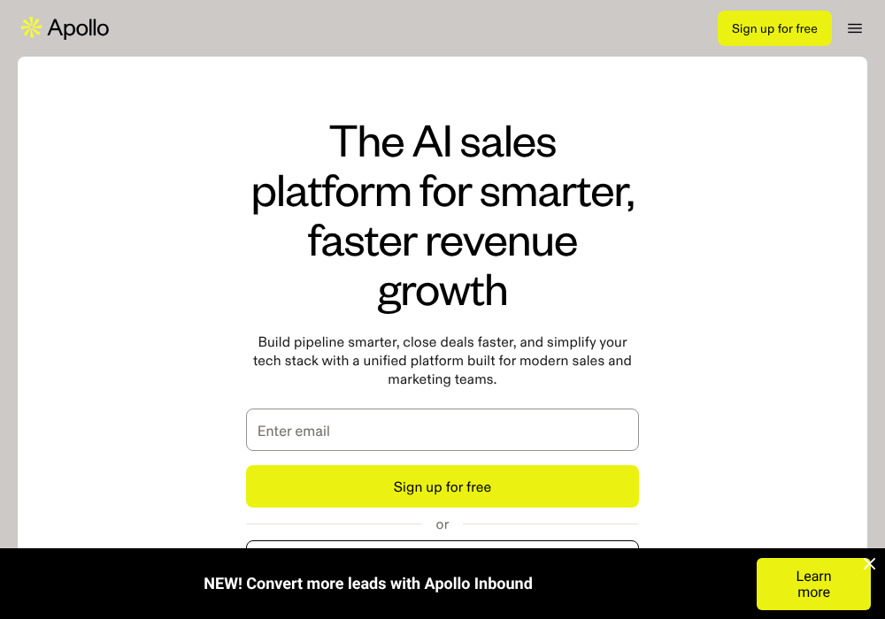 Apollo.io — [object Object],[object Object],[object Object],[object Object],[object Object],[object Object]