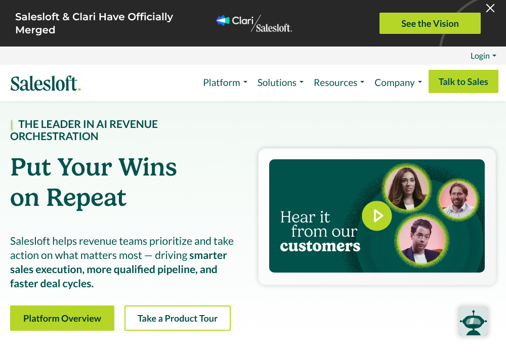 Salesloft — [object Object],[object Object],[object Object],[object Object]