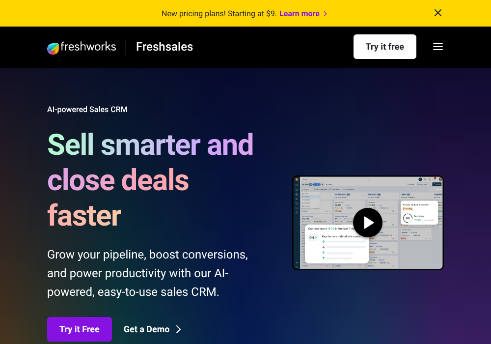 Freshsales — [object Object],[object Object],[object Object],[object Object]
