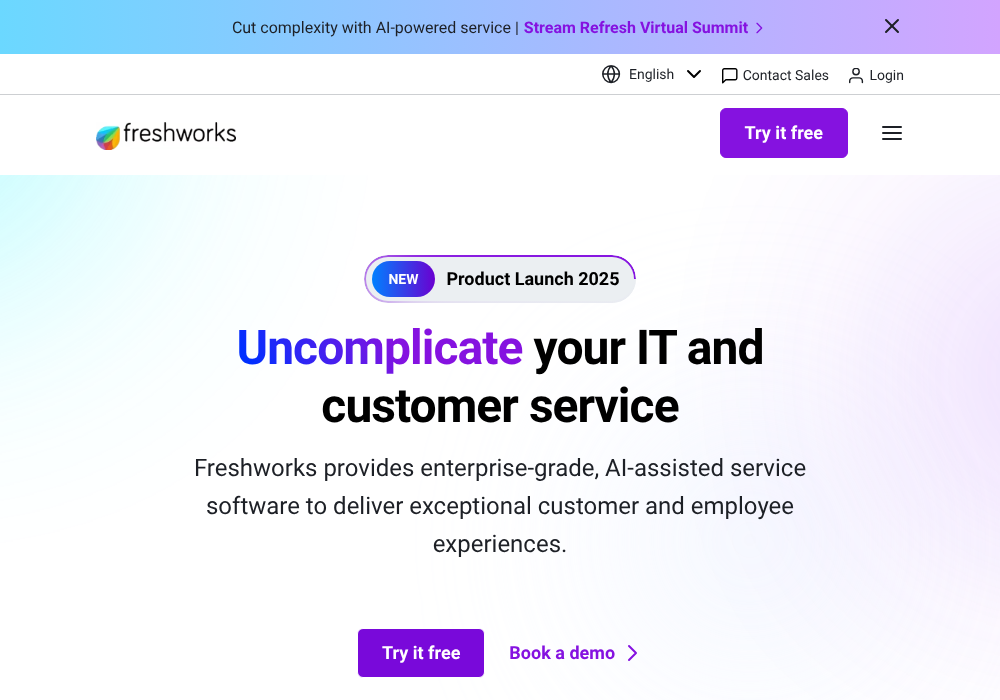 Freshworks — [object Object],[object Object],[object Object],[object Object]