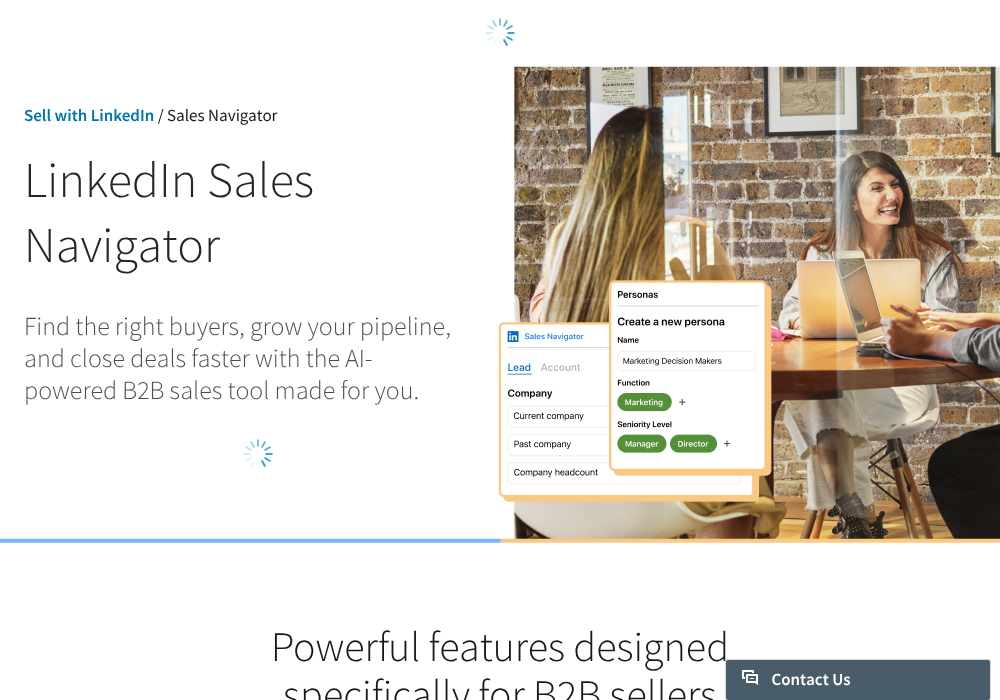 LinkedIn Sales Navigator — [object Object],[object Object],[object Object]