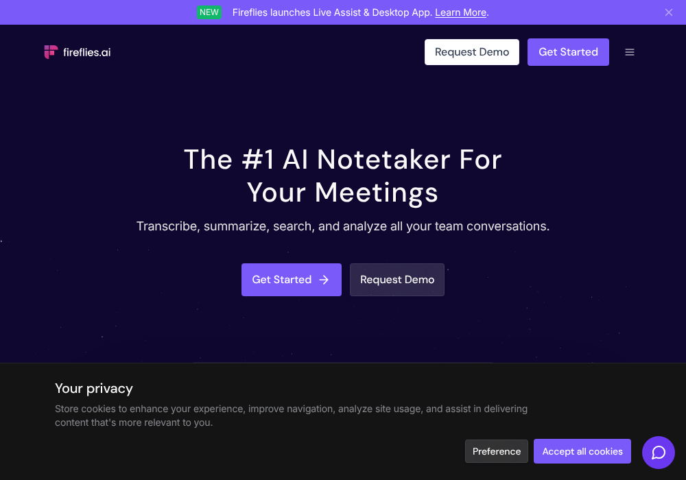 Fireflies.ai — [object Object],[object Object],[object Object],[object Object]