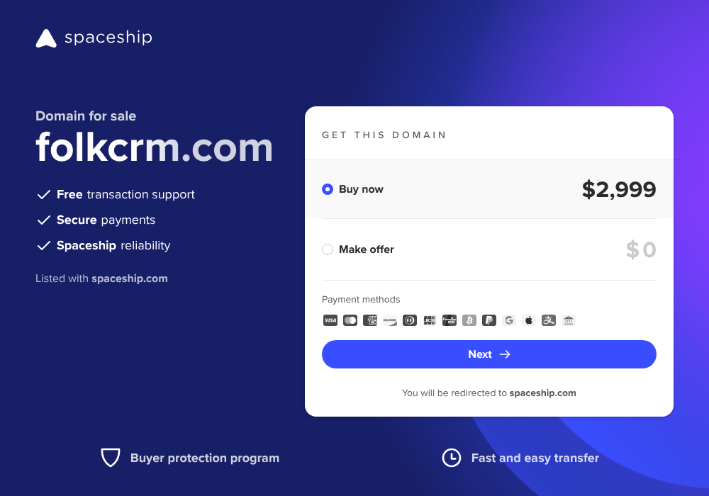 Folk CRM — [object Object],[object Object],[object Object]