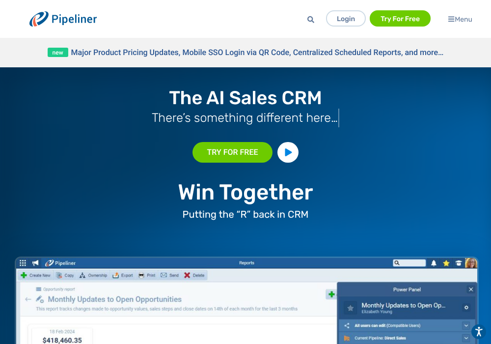 Pipeliner CRM — [object Object],[object Object],[object Object],[object Object],[object Object]