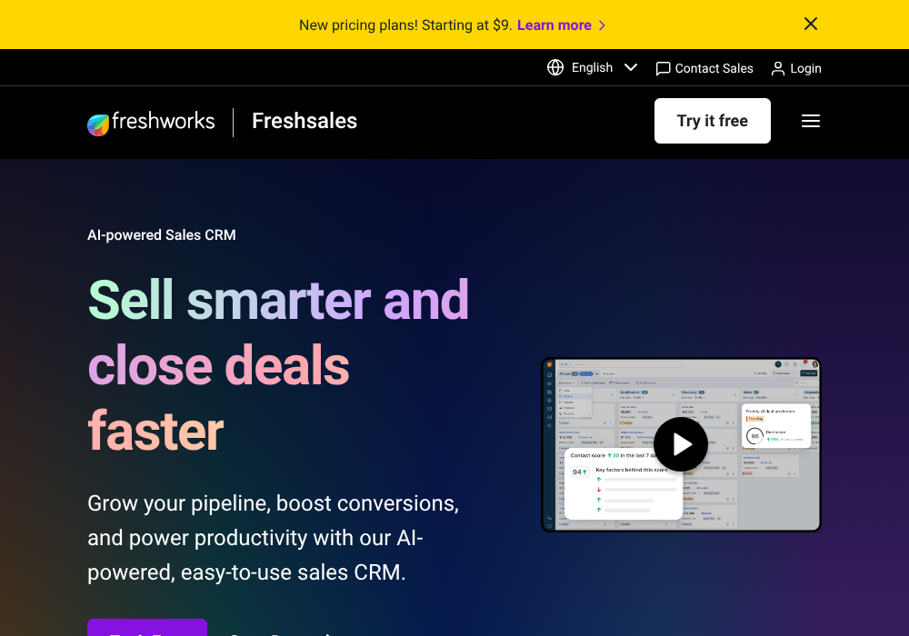 Freshsales — [object Object],[object Object],[object Object],[object Object]